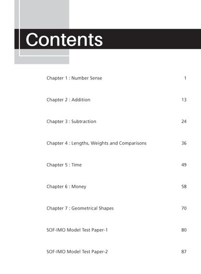 MTG Mathematics (IMO) Olympiad Prep Guide Class 1 | Detailed Theory, Exercise with Self Test For Practice | SOF Olympiad Books For Exam 2026-27 (Useful For Level-1)
