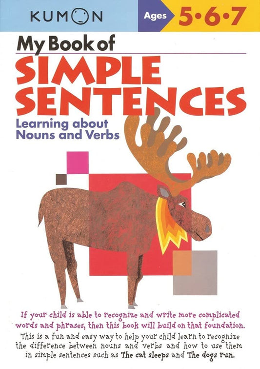 My Book of Simple Sentences: Nouns & Verbs book cover