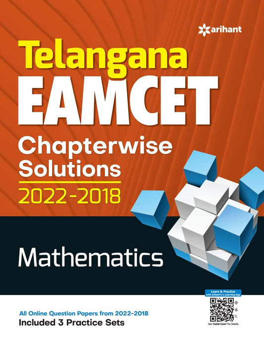 Telangana EAMCET Chapterwise Solutions 2022-2018 Mathematics for 2023 Exam book cover