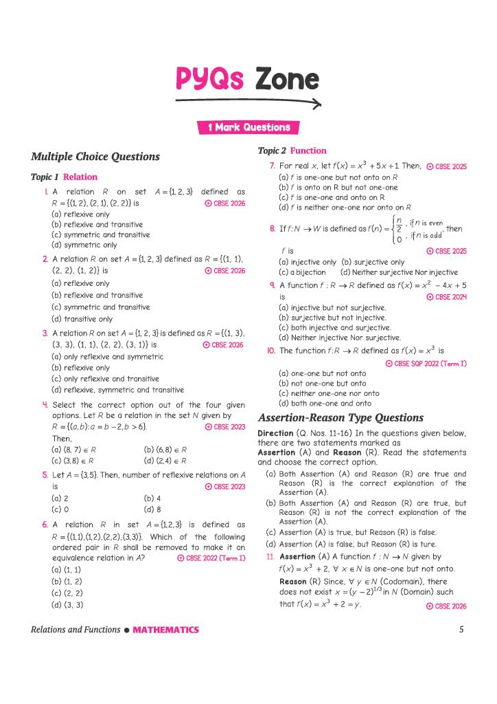 Arihant CBSE Question Bank Class 12 Mathematics For Board Exam 2027 | Chapterwise PYQs (2026–2016) with Revision Theory, Detailed Solutions, Exam Tips & Sample Papers As per Latest CBSE Syllabus