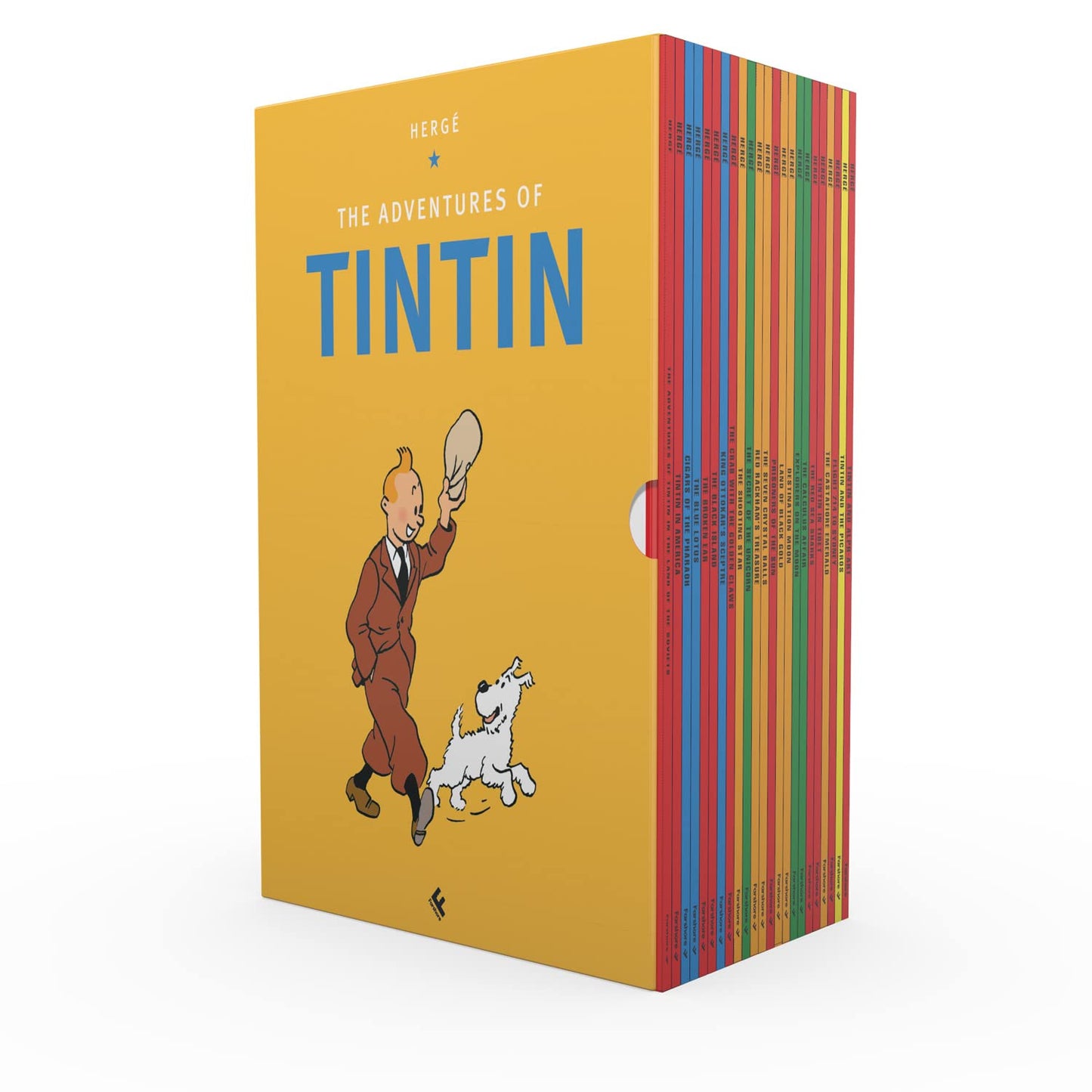  The Adventures of Tintin (23 Titles Set) by Hergé (English) (Paperback).