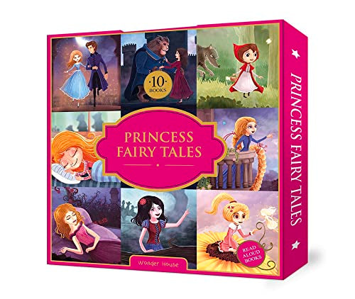 Princess Fairy Tales Boxset: A Set of 10 Classic Children Fairy Tales (Abridged and Retold) book cover