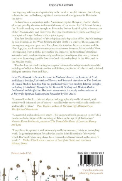 Beshara and Ibn 'Arabi: A Movement of Sufi Spirituality in the Modern World