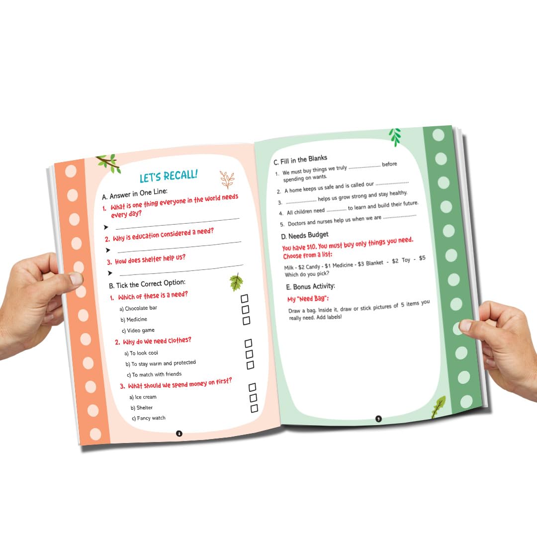 Little Economist- Wants and Needs- Financial Literacy Book for Kids Ages 7- 12