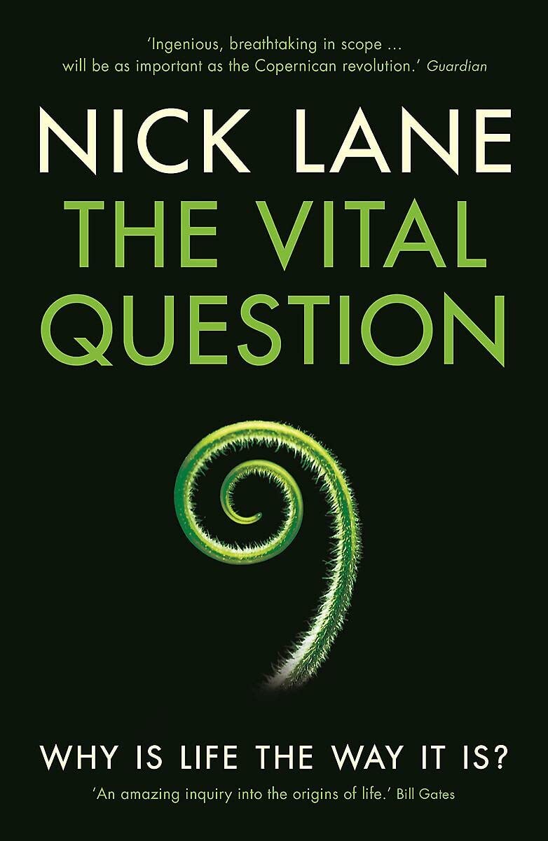 THE VITAL QUESTION by Nick Lane book cover