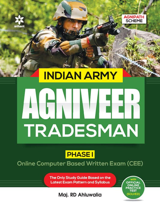 Indian Army Agniveer Tradesman Phase 1 Exam book cover