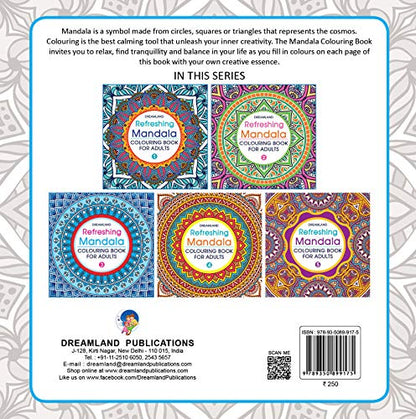 Refreshing Mandala Colouring Book for Adults Book 3 | Intricate Mandala Designs for Mindfulness, Relaxation & Creativity | High Quality Paper for Pens, Pencils & Markers