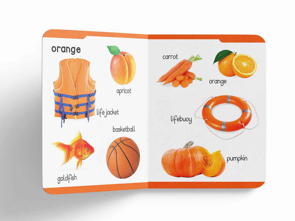 Early Learning Padded Book of Colors and Shapes: Board Book for Kids | Learn Basic Colours and Common Shapes with Bright, Engaging Pictures | Durable Padded Board Book for Babies, Toddlers & Preschoolers | Ages 0–5 Years