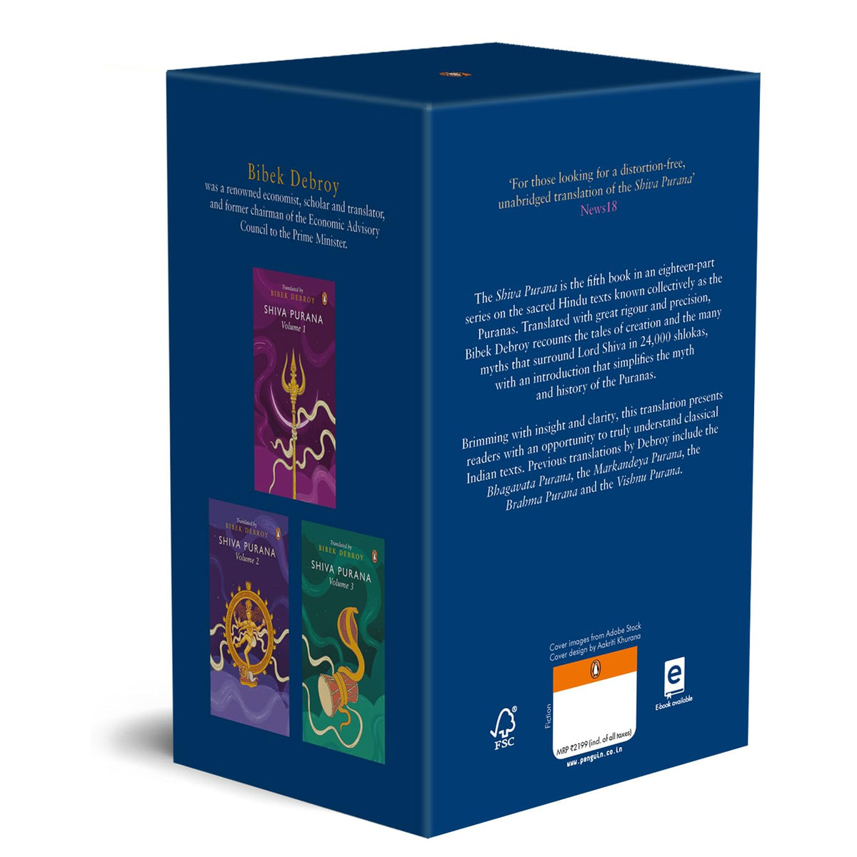 Shiva Purana Boxset (Set of 3): A Collectible Boxset of Volumes 1, 2 and 3 by Bibek Debroy: Hindu Mythology, Sacred Hindu Texts, Indian Philosophy & Spiritual Classics