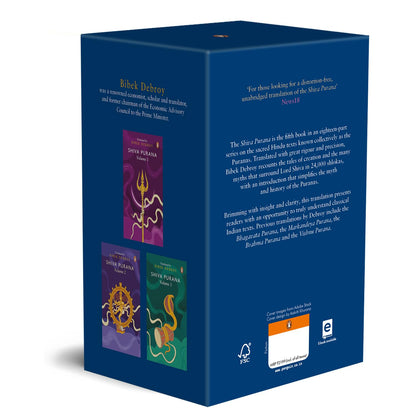 Shiva Purana Boxset (Set of 3): A Collectible Boxset of Volumes 1, 2 and 3 by Bibek Debroy: Hindu Mythology, Sacred Hindu Texts, Indian Philosophy & Spiritual Classics