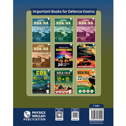 PW 30 AFCAT Previous Years' Solved Papers (2025 - 2011) with August 2025 Paper For Flying, Technical & Ground Duty (Non-Technical) Branches 2026 Exam | PYQs | 10 Practice Sets