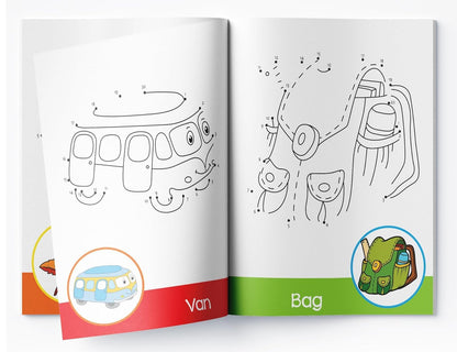 Preschool Activity Book | Dot-To-Dot – Tracing And Coloring Activity Book For Kids Ages 3–5 | Connect The Dots, Trace Lines & Color Fun Shapes And Animals | 2+ Hours Of Early Learning & Creativity