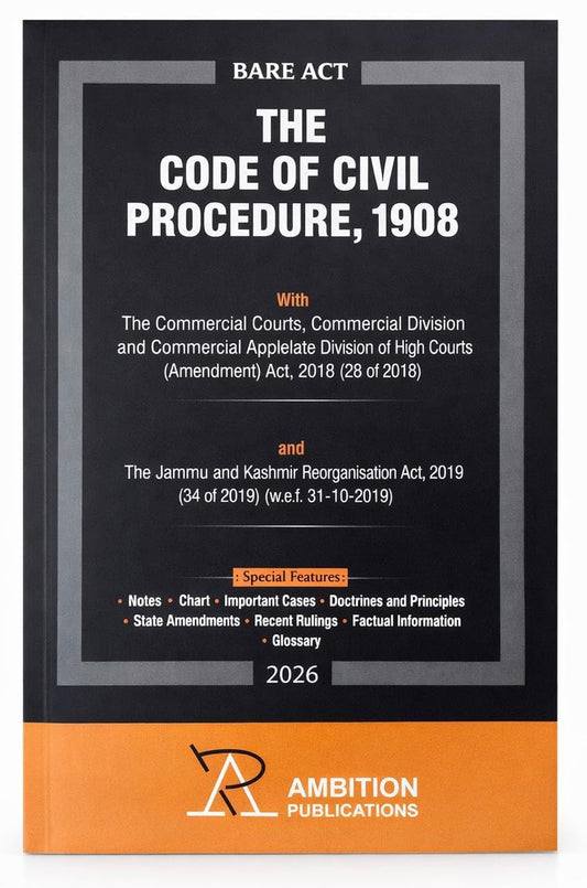 Ambition’s The code of civil procedure ,1908 Bare act ,2026