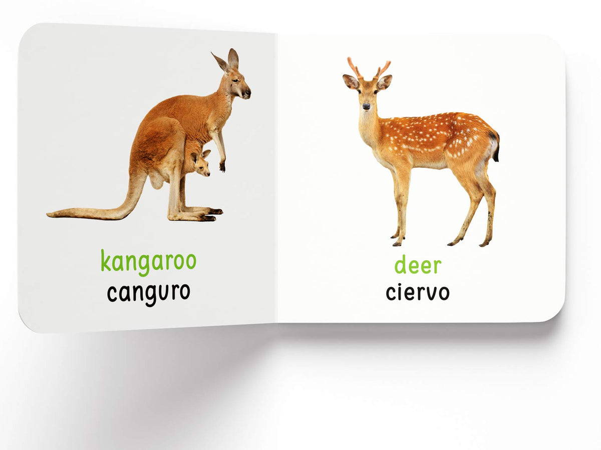 My First Book of Wild Animals - Animales Salvajes : My First English Spanish Board Book (English - Español)