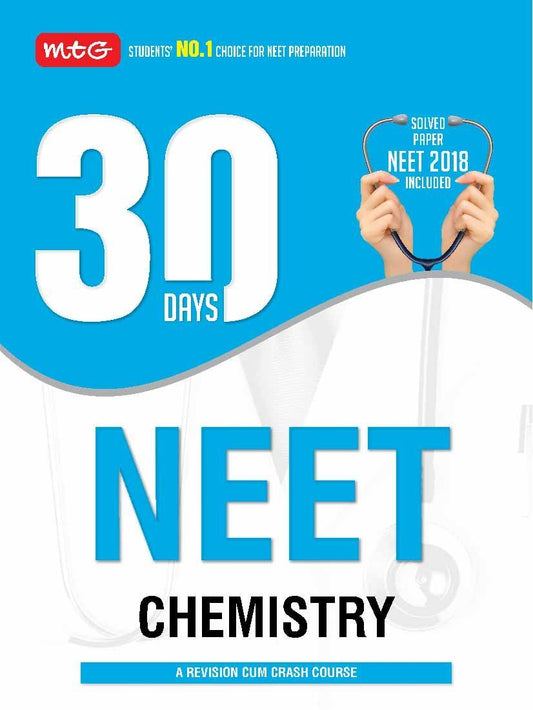 30 Days Crash Course for NEET - Chemistry book cover