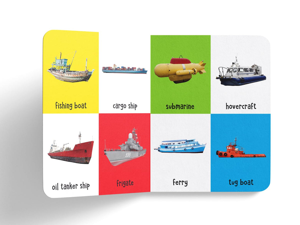 My First 100 Things That Move For Kids | Ages 0–5 Years | Early Learning | Padded Board Book | Cars | Trucks | Trains | Planes | Ships | Vocabulary Building | Toddlers & Preschoolers | Latest Edition