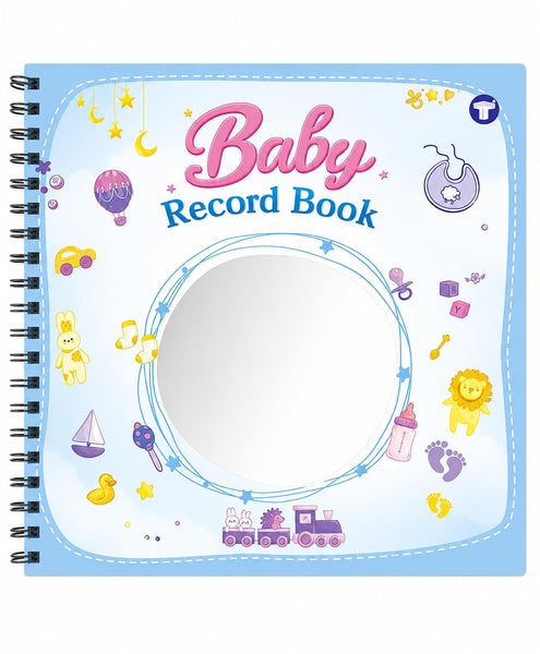 Baby Record Book - Premium Journal for Milestones & Memories with Photo Album for 0-5 Years Baby Girl/Boy | 56 Pages | Best Gift for Pregnancy, Baby Shower Party, New Born & New Parents