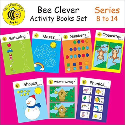 Bee Clever Activity Books Set: Series 8 to 14 book cover