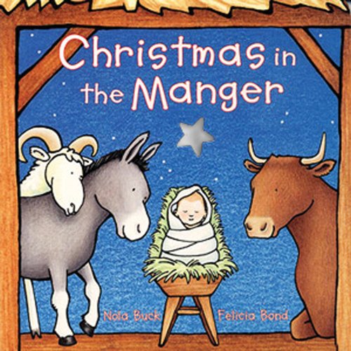 Christmas in the Manger Board Book book cover