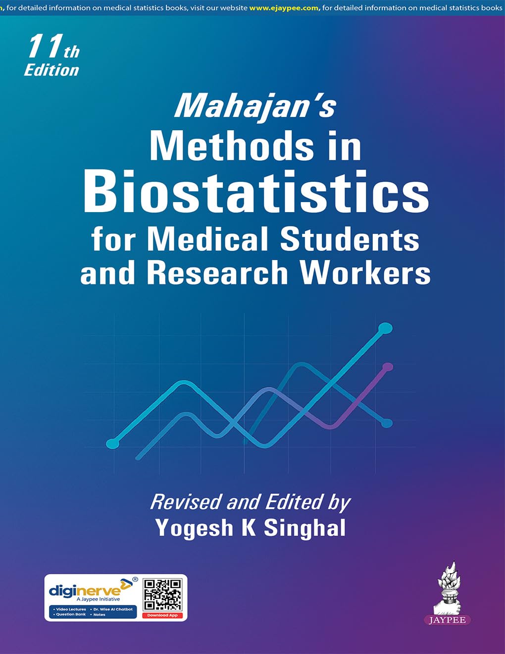 Mahajan's Methods in Biostatistics for Medical Students and Research Workers, 11/E | New Chapters on Nonparametric Tests and Kaplan-Meier Survival Analysis | Chapter-wise Question Bank: 1