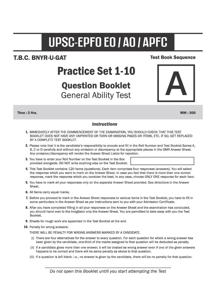 Arihant UPSC EPFO 2026 Study Guide | EO, AO & APFC | 5+ Solved Papers & 10 Practice Sets | Complete Syllabus Coverage | As Per Latest Exam Pattern | 2025 Solved Paper with Detailed Explanations