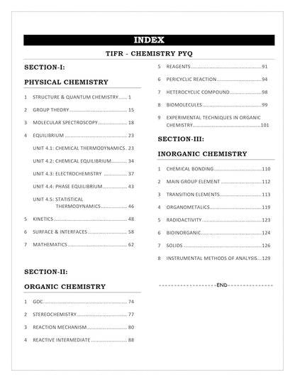 TIFR Chemistry PYQ Book 2026 | PYQ Paper (2010-2024) with Detailed solutions | Best Seller Book for TIFR Chemistry & All MSc Chemistry Entrance Exams in India | Two Brothers Publications