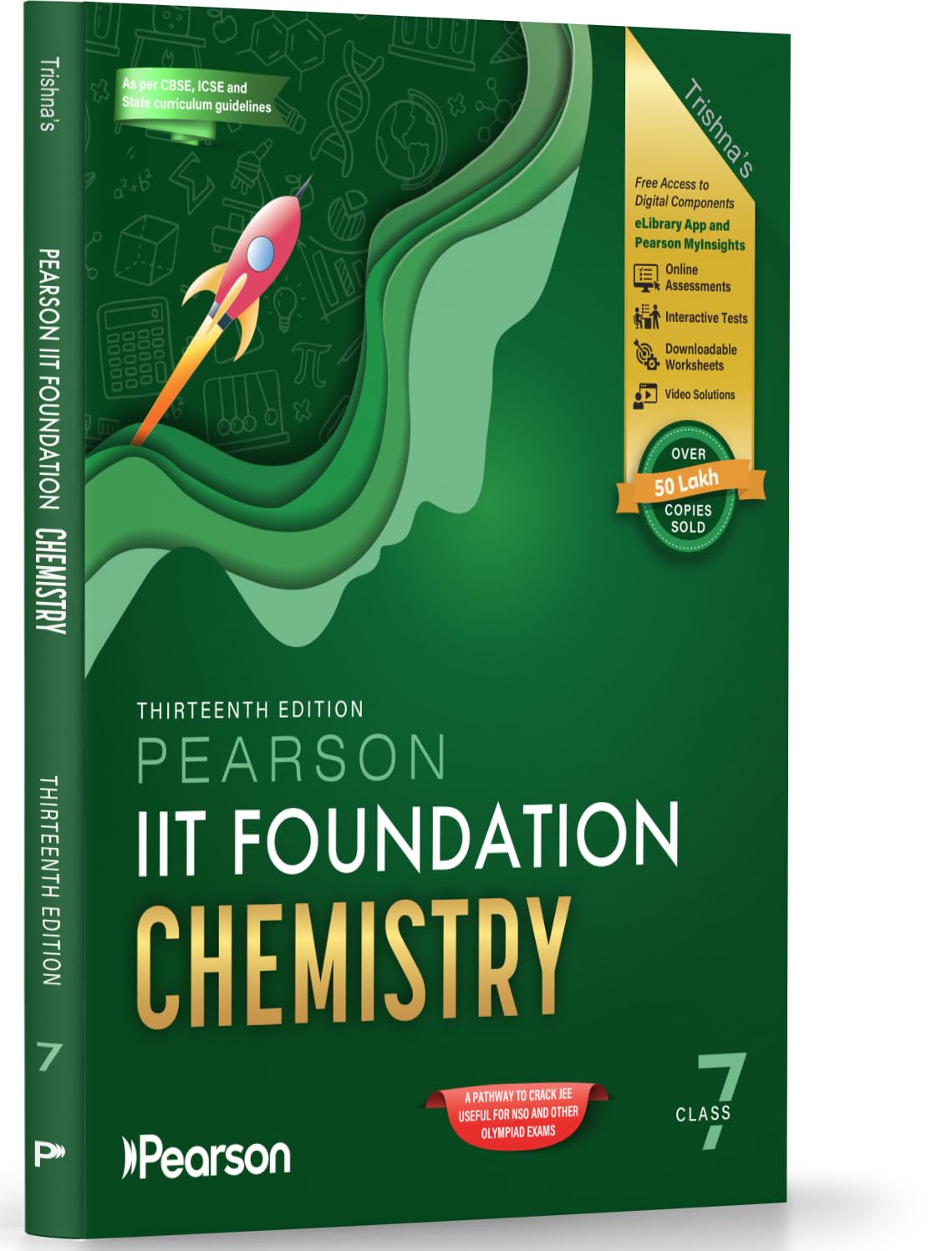 Pearson IIT Foundation' 26 Class 7 Physics Chemistry Mathematics Biology| NEET, NTSE & Olympiad Exams| Free acess to Online Assessments, Video Solutions & Interactive Tests