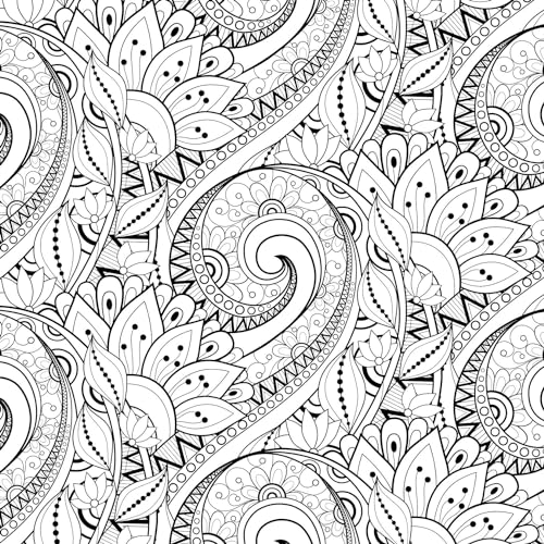Refreshing Mandala Colouring Book for Adults Book 5| Intricate Mandala Designs for Mindfulness, Relaxation & Creativity | High Quality Paper for Pens, Pencils & Markers