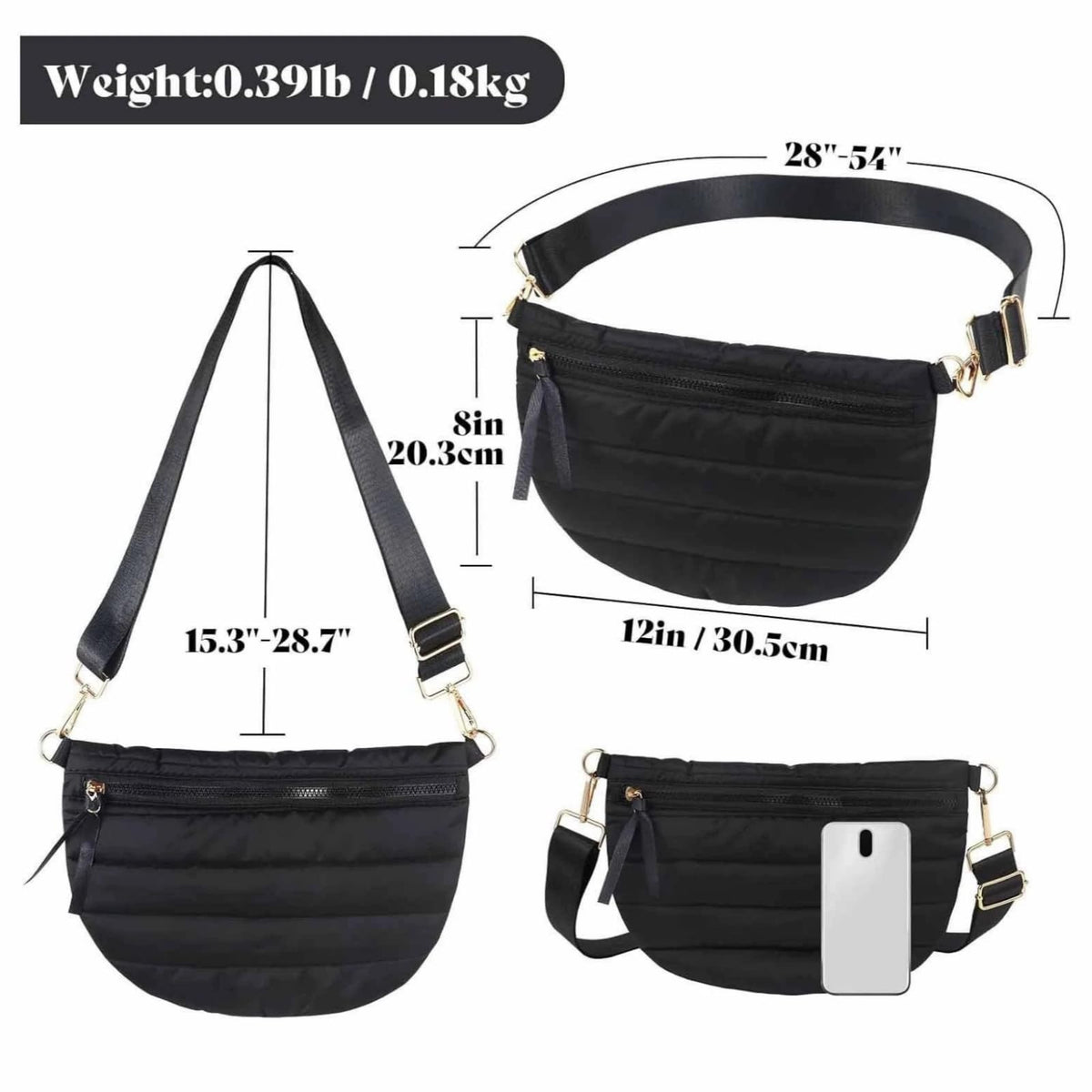 Puffy Crossbody Bag Padded Puffer Lattice Bags for Women Quilted Trendy Shoulder Bag Casual Padding Purse