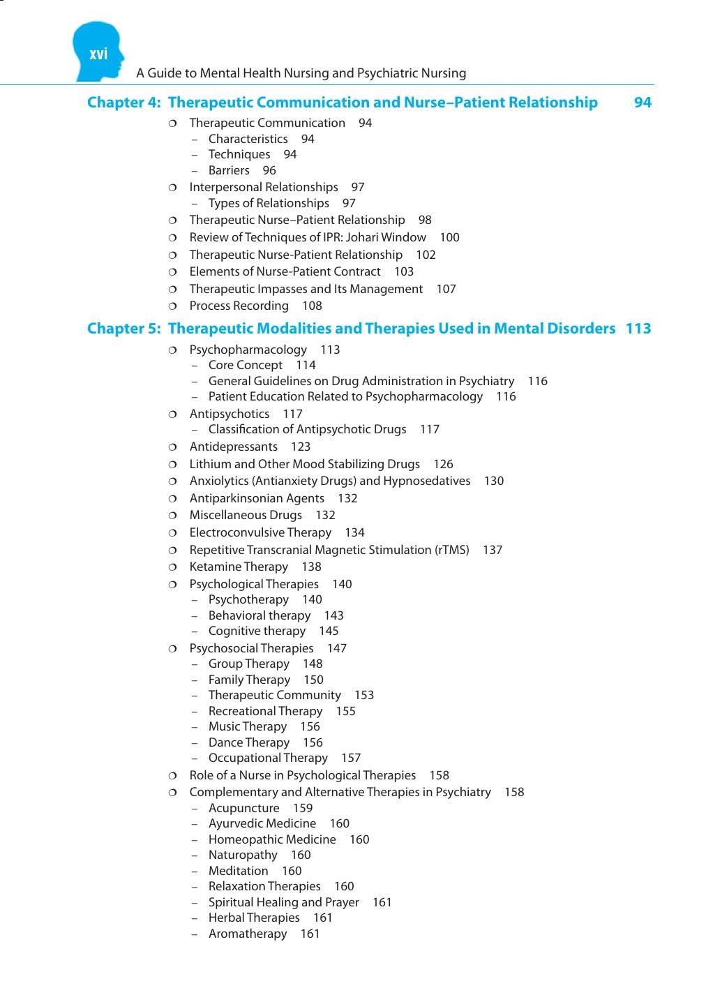 A Guide to Mental Health & Psychiatric Nursing, 6/E for BSc Nursing 5th & 6th Semester Students | ICD-11 Classification, Chapter-End MCQs, OSPE/OSCE Appendix & Latest Drug Guide: Semester V & VI: 1