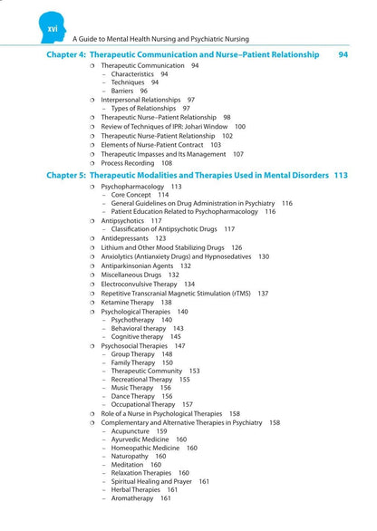 A Guide to Mental Health & Psychiatric Nursing, 6/E for BSc Nursing 5th & 6th Semester Students | ICD-11 Classification, Chapter-End MCQs, OSPE/OSCE Appendix & Latest Drug Guide: Semester V & VI: 1