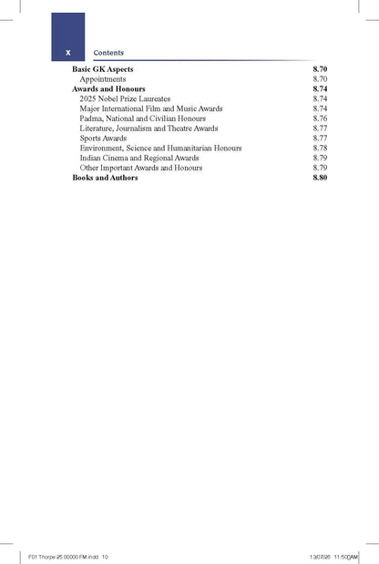Pearson Concise General Knowledge Manual 2027 | UPSC, SSC, Banking, Railways, Defence, CUET & CLAT | General Knowledge & Current Affairs 2026 | 25th ... Edition) | Edgar Thorpe & Showick Thorpe