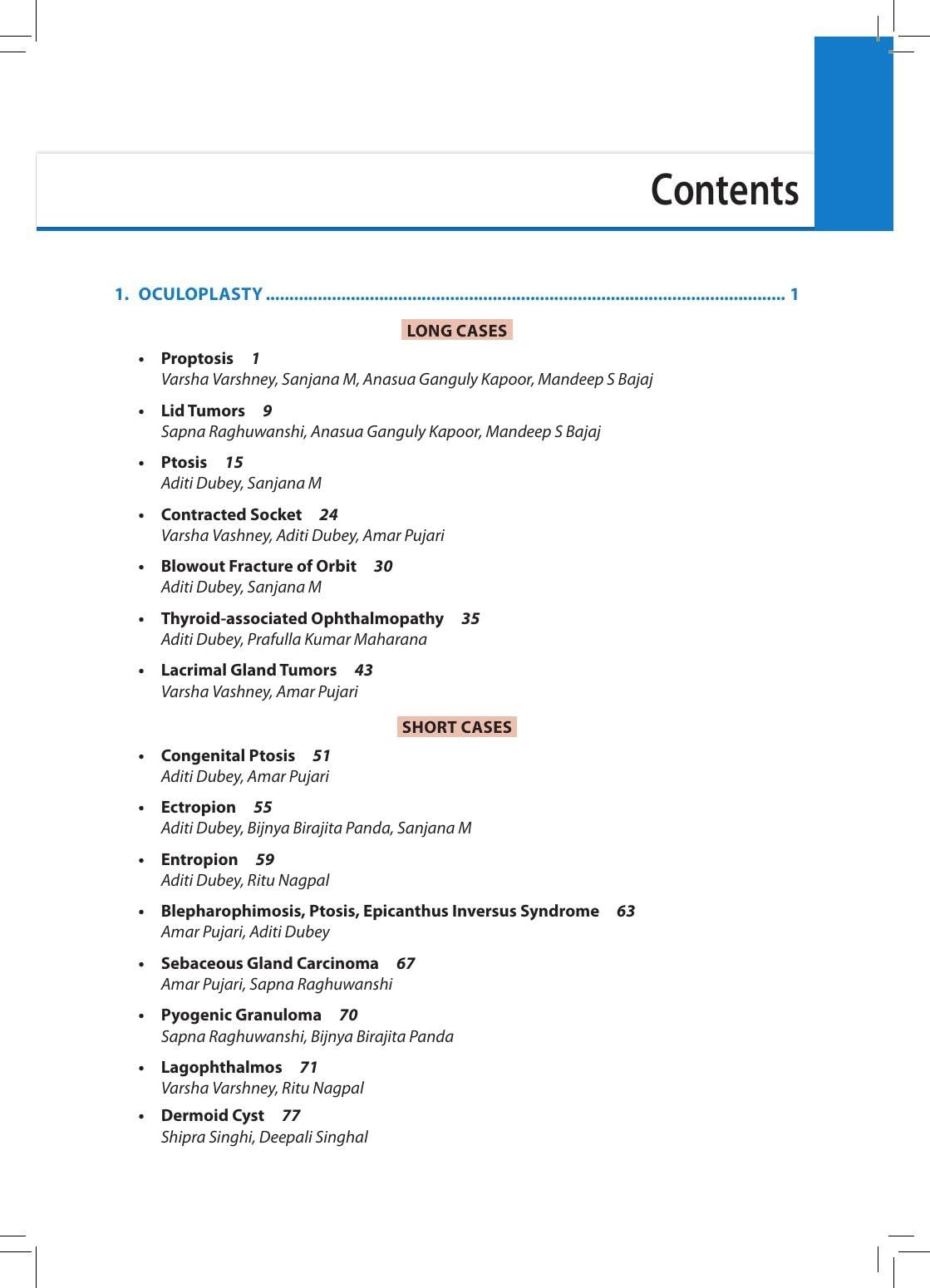 Ophthalmology Clinics-I for Postgraduates, 2/E for MS, MD and DNB Ophthalmology Residents | 32 Long Cases and 48 Short Cases with Clinical Approach, Differential Diagnosis and Instruments Chapter: 1