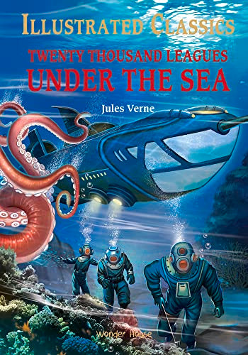 Illustrated Classics - Twenty Thousand Leagues Under The Sea: Abridged Novels With Review Questions book cover