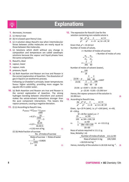 Arihant ISC Question Bank Class 12 Chemistry For Board Exam 2027 | 26 Years Chapterwise & Topicwise PYQs (2026–2001) with Detailed Step-by-Step Solutions, Examiner's Comments, Tips & 3 Sample Papers