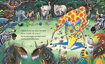 GIRAFFES CAN'T DANCE CASED BOARD BOOK