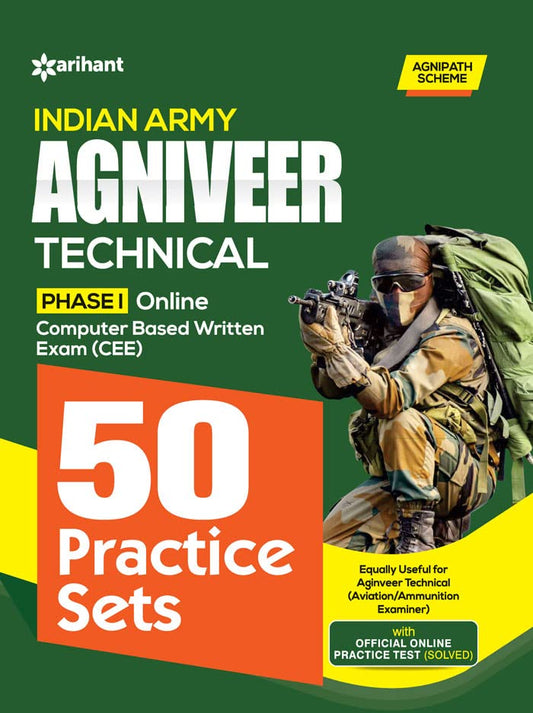 Indian Army Agniveer Technical Phase 1 Exam 50 Practice Sets book cover
