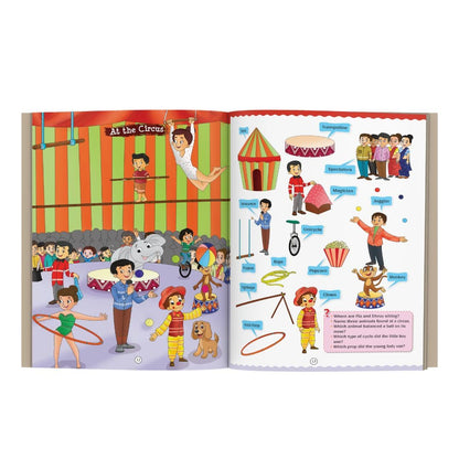 Picture Talk and Conversation Book for Kids (Colourful Pictures) - Age 2-6 Years - Good for Pre-schoolers, Toddlers