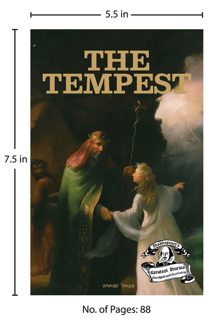 The Tempest - Shakespeare’S Greatest Stories For Children (Abridged And Illustrated) With Review Questions And An Introduction To The Themes In The Story