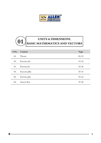ALLEN 11th JEE MAIN+ADVANCED Study Material Package (Set of 18 Modules Combo ) in English | Nurture