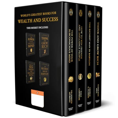 World's Greatest Books for Wealth and Success (Set of 4 books - Ideal Gift Set): Motivational Self-Help for Personal Development & Financial Growth | Power of Subconscious Mind, Think & Grow Rich & More