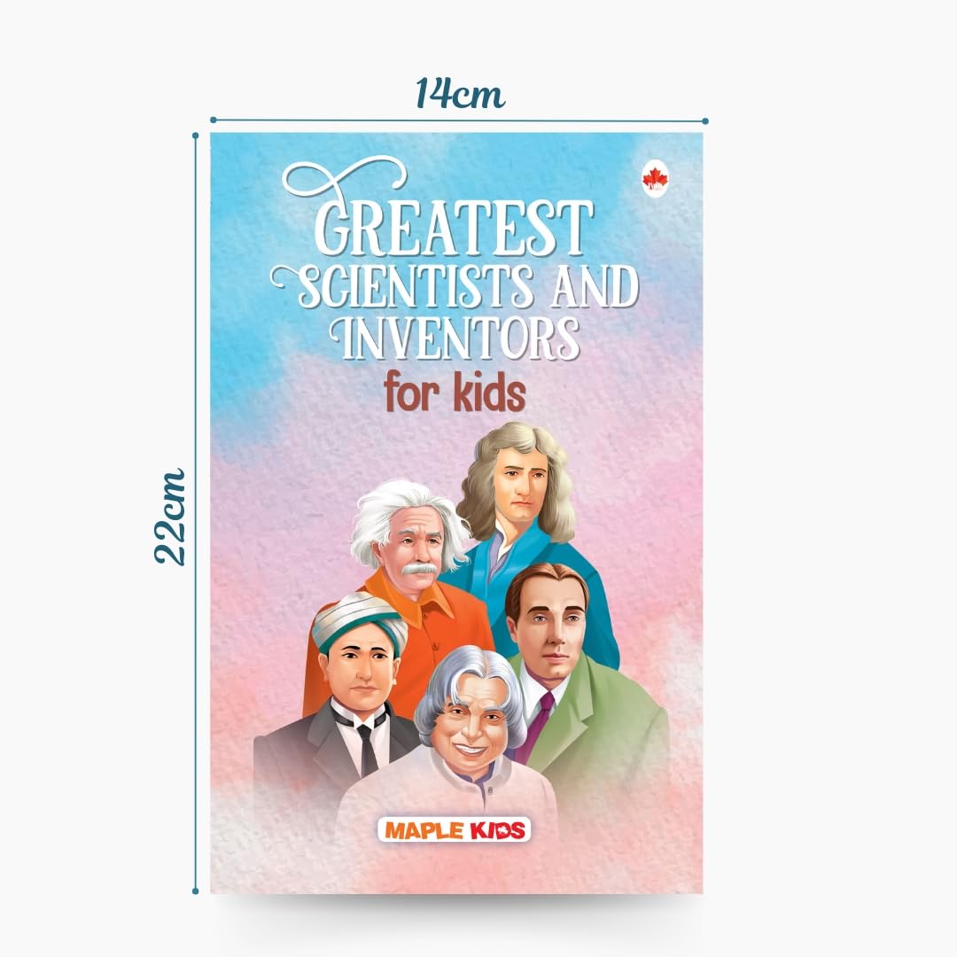 Story Book for Kids - Greatest Scientists and Inventors (Illustrated) - Biographies for Children - Albert Einstein, Galileo Galilei, Graham Bell, ... Raman, James Watt, Stephen Hawking - Age 6+
