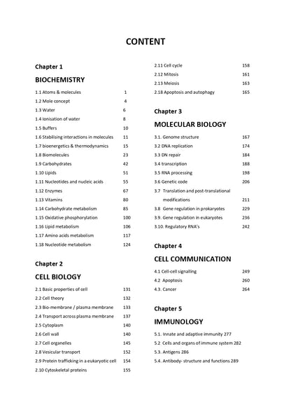 IIT JAM Biotechnology Books 2027 (Vol 1) | Complete Theory Book for Biochemistry, Cell Biology, Molecular Biology, Immunology, Plant Physiology & Taxonomy for IIT JAM, GAT-B, CUET (PG) & All MSc Exams