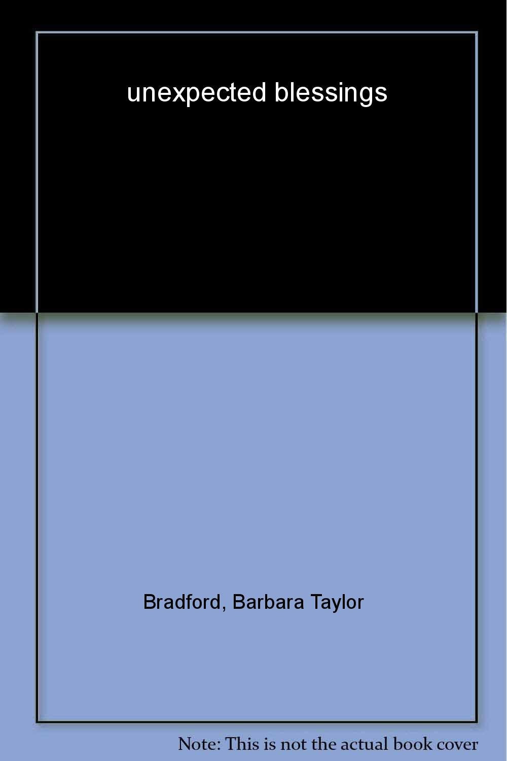 UNEXPECTED BLESSINS PB book cover
