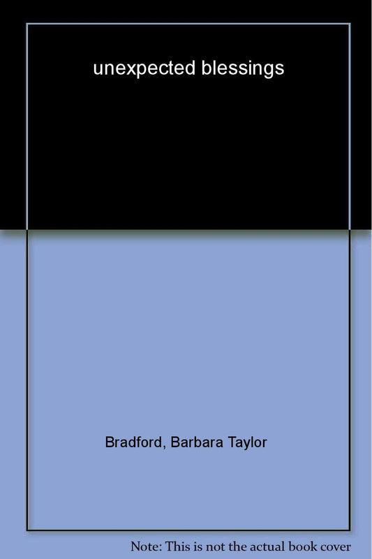 UNEXPECTED BLESSINS PB book cover