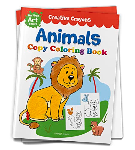 Colouring Book of Animals: Creative Crayons Series - Crayon Copy Colour Books book cover