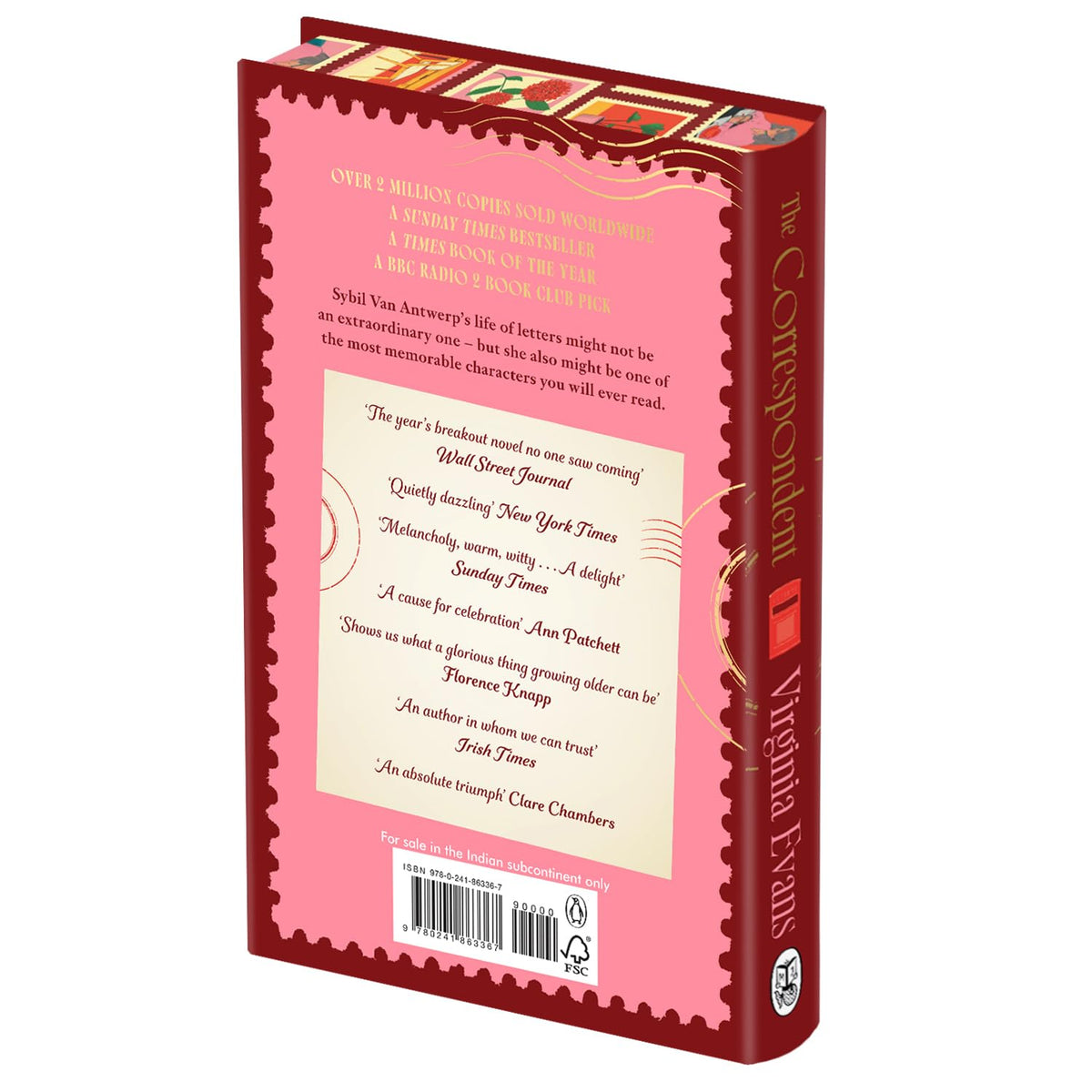 The Correspondent | Exclusive Deluxe Hardcover Collector's Edition with Stenciled Edges | Heartfelt Epistolary Literary Fiction Told Through Letters