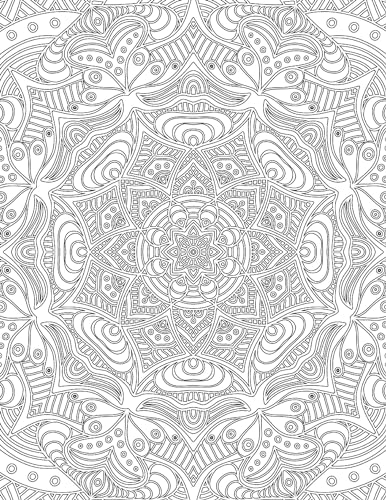 Mandala Adult Colouring Book for Adults | Beautiful Mandalas & Geometric Patterns to Relieve Stress, Improve Focus, Encourage Mindfulness and Inspire Creative Artistic Expression