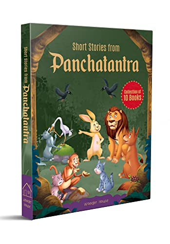 Short Stories From Panchatantra - Collection of 10 Books: Abridged Illustrated Stories For Children book cover