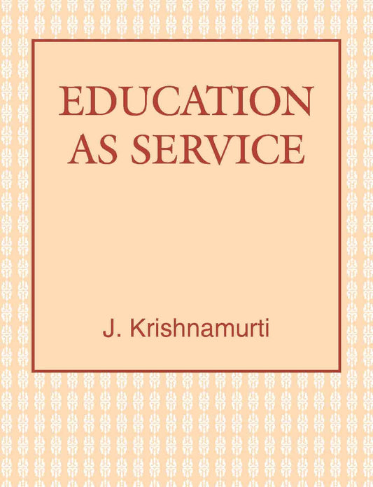Education as Service P/B book cover